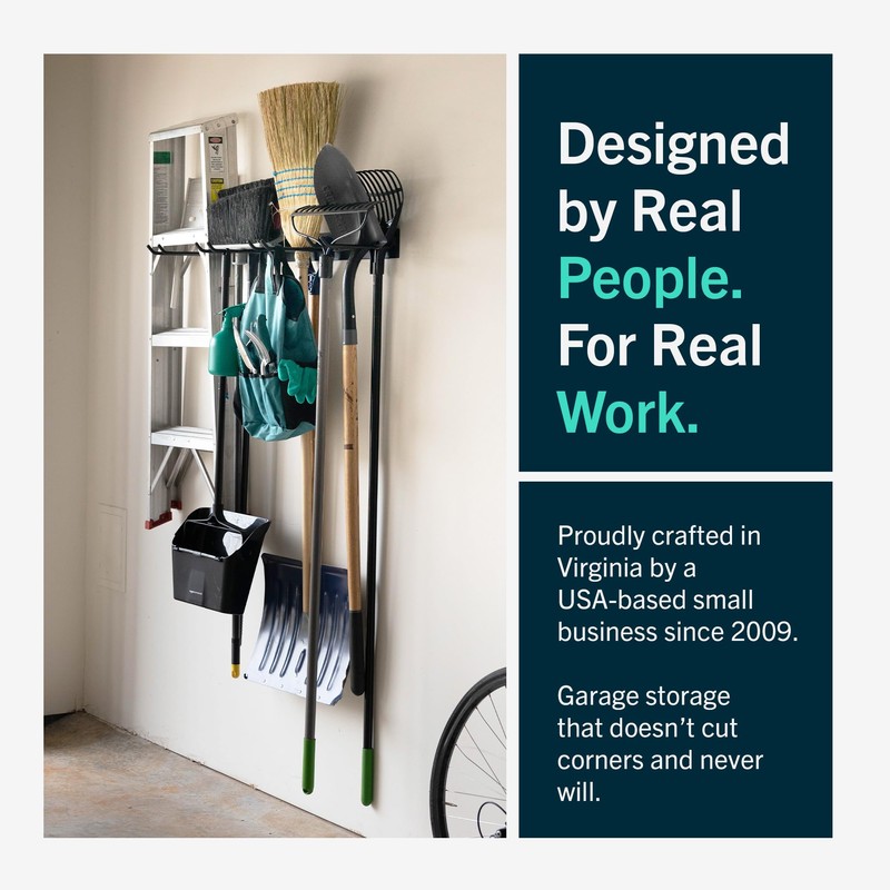 StoreYourBoard 36" Garage Tool Organizer Wall Mount | Garden Tool