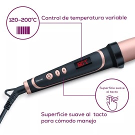 Beurer Tenaza Rizadora Con Cubrimiento De Queratina Y Cerámica Ht62