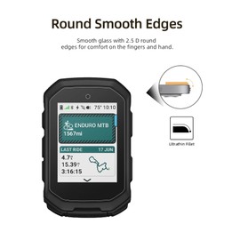 WUNIAK Screen Protector for Garmin Edge MTB GPS Bike Computer, High-definition Scratch Resistant Film,Bubble Free HD Clear with Easy Installation Kit,(3 Pack).