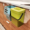 stonespace Small Kitchen Trash Can with Lid, Compost Bin Indoor