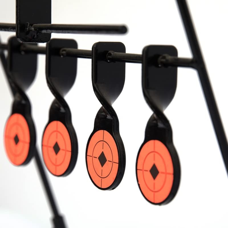 Wolfman Self Resetting Steel Targets Spinning Air Rifle Practice Set