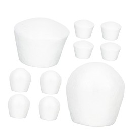 CAXUSD Practice Models for Baking 10pcs Foam Cupcake Dummy Molds Perfect for Wedding Decor DIY Projects