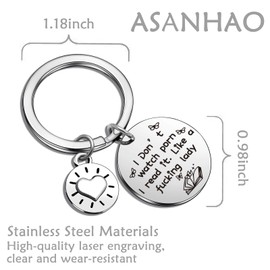 ASANHAO Bookworm Keychain, Literary Charm for Reading Enthusiasts - Graduation Keepsake, Holiday Accessory & Motivational Jewelry, Stainless Steel Book Lovers Gift