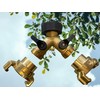 Solid Brass geka Type Claw Fittings with Brass Two Way