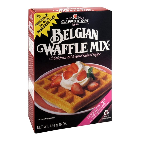 Classique Fare Mix Waffle Belgian