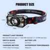 EVERhasauty Headlamp Rechargeable, 1200 Lumen Super Bright LED Headlight Motion