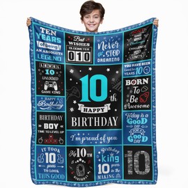 16th Birthday Gamer Gifts for Boys, 16 Year Old Gifts for Boys, 16th Birthday Decorations for Boys, Kids Game Theme Blanket 60 x 50 Inches for Boys 16th Birthday Gaming Gifts Gamer Night Room Decor