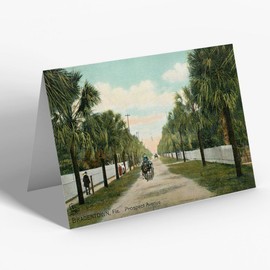 GREETING CARD - Vintage Florida USA - Bradentown. Prospect Avenue