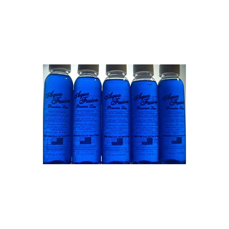 Aqua Fusion Five 4 oz Bottles of Premium Waterbed Conditioner
