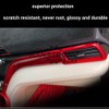 HANSTRONG GEAR 2PCS ABS Red Color Interior Front Dashboard Center