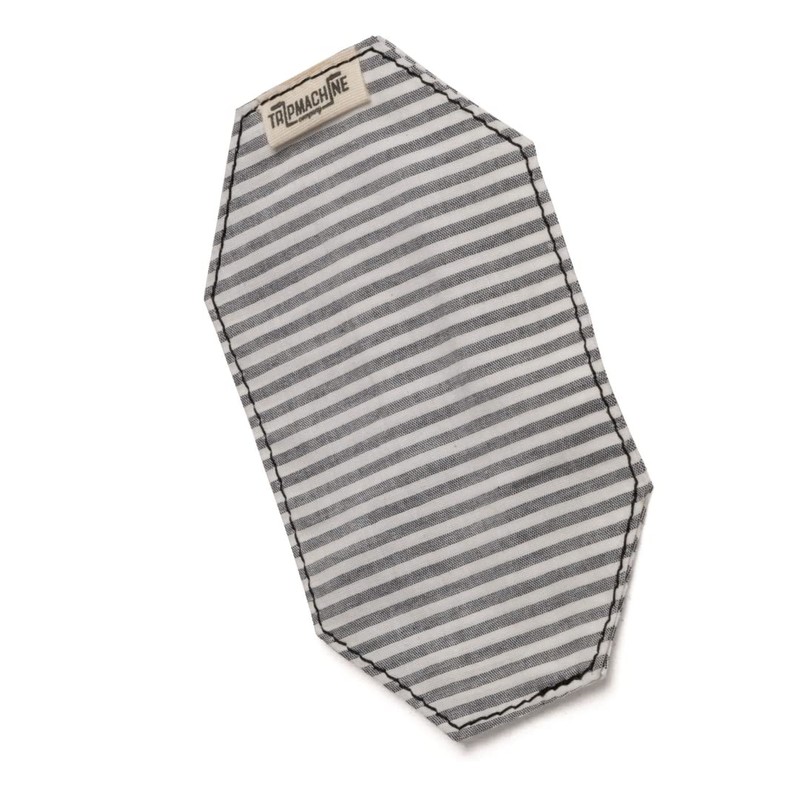 Trip Machine Company Leather Face Mask (Dark Brown)