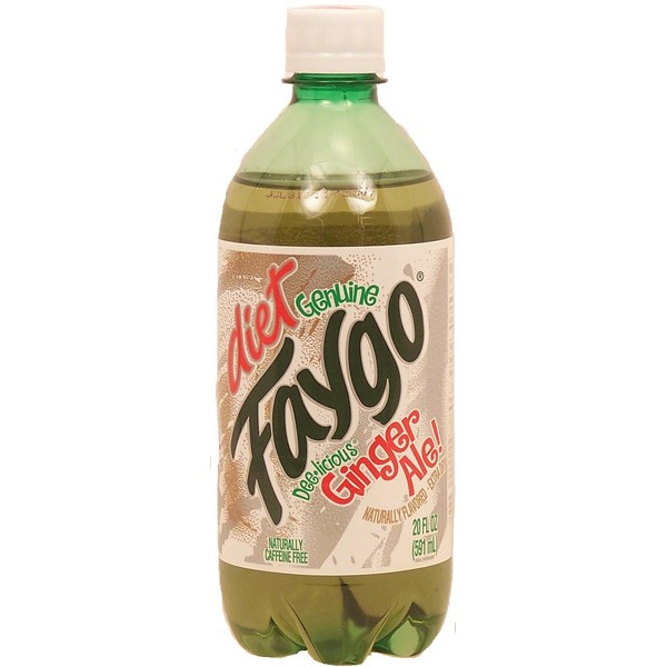 Faygo diet ginger ale, extra dry, 20-fl. oz. plastic bottle