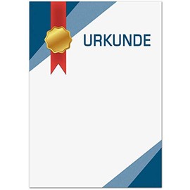 Certificate ribbon certificate paper 160 g A4 for printing yourself