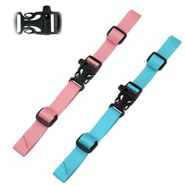 Aiyraa 2 Pcs Backpack Chest Strap, Adjustable Strap with Quick Release Buckle, Bag Strap Extender Non-Slip Backpack Straps for Kids & Adults, Ideal for Hiking, Travel, Jogging