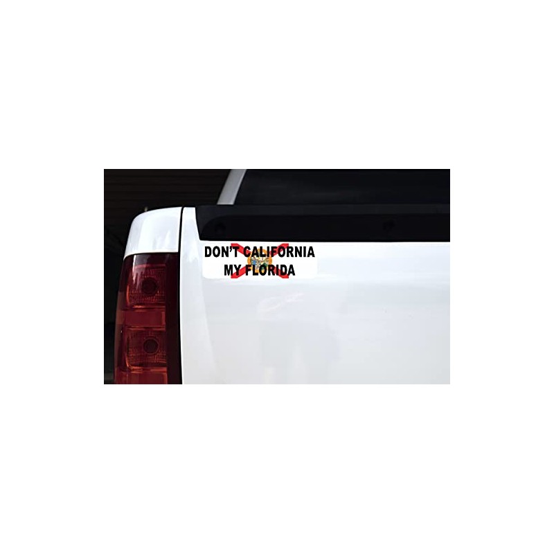StickerTalk Dont California My Florida Magnet, 10 inches by 3