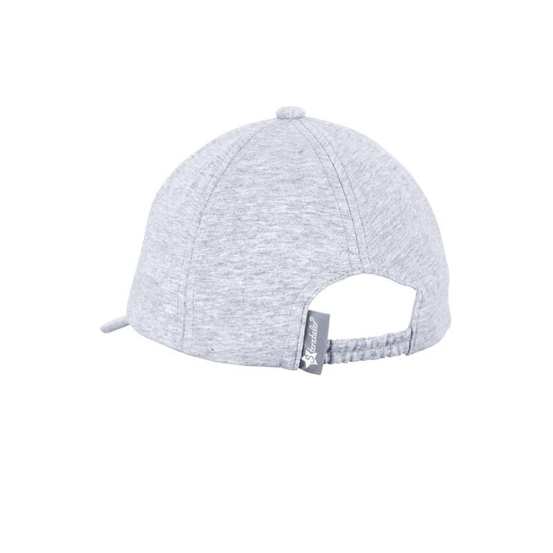 Sterntaler Unisex Children's Baseball Cap Fleece Dino Children's Hat, silver