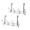 Lekarf Over The Door Coat Hook, 2PC Pack 4 Dual