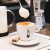 Bialetti Y0TZ099 Tazzina Cappuccino Istituzionale (con Piattino), Porcellana, Pack of