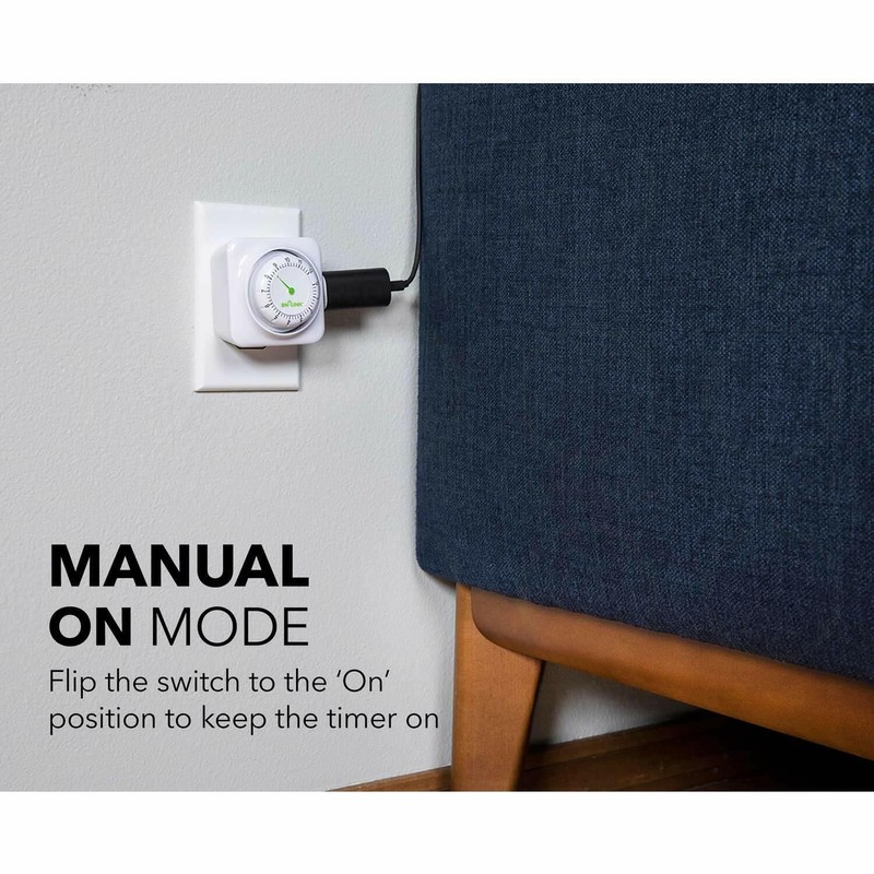 BN-LINK12 hour mechanical countdown Grounded timer 3 Prong outlet Energy