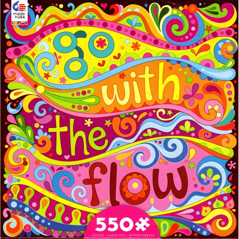 Go with The Flow 550 Piece Puzzle