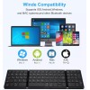 Foldable Bluetooth Keyboard, USB Tri Folding PC smartphone android apple