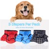 Washable Female Dog Diapers, Reusable Doggies Diapers and Puppies Dogs
