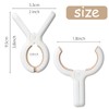 24 Pack Plastic Clothes Pins with Strong Anti-Rust Springs,Heavy Duty