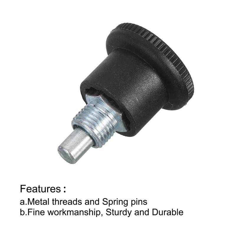 sourcing map Pull Pin Spring Knob Replacement Parts, M10 Adjustment