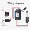 Mini Electric Linear Actuator 24V, Linear Actuator Motor Speed 150N