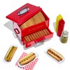 Nostalgia Extra Large Diner-Style Steamer 20 Hot Dogs and 6