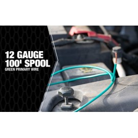 Southwire 55678923 Primary Wire, 12-Gauge Bulk Spool, 100-Feet, Green