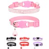 Solmoony Breakaway Cat Collars with Bell,Adjustable Safe Kitten Collar,Cat Collars