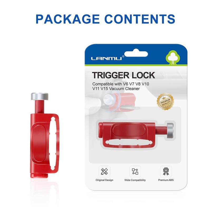 LANMU Upgraded Trigger Lock Compatible with Dyson V15 V11 V10