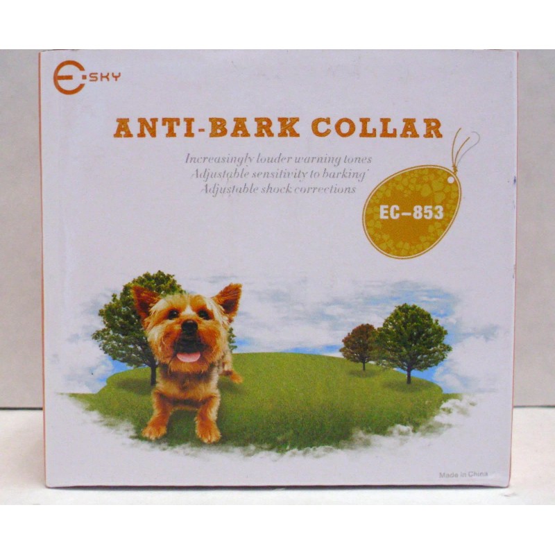 Esky Anti-Bark Collar With Adjustable Sensitivity And Shock Corrections Esky