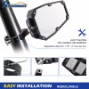 RI UTV 1.75"-2" Rear View Side Mirrors Kit with LED