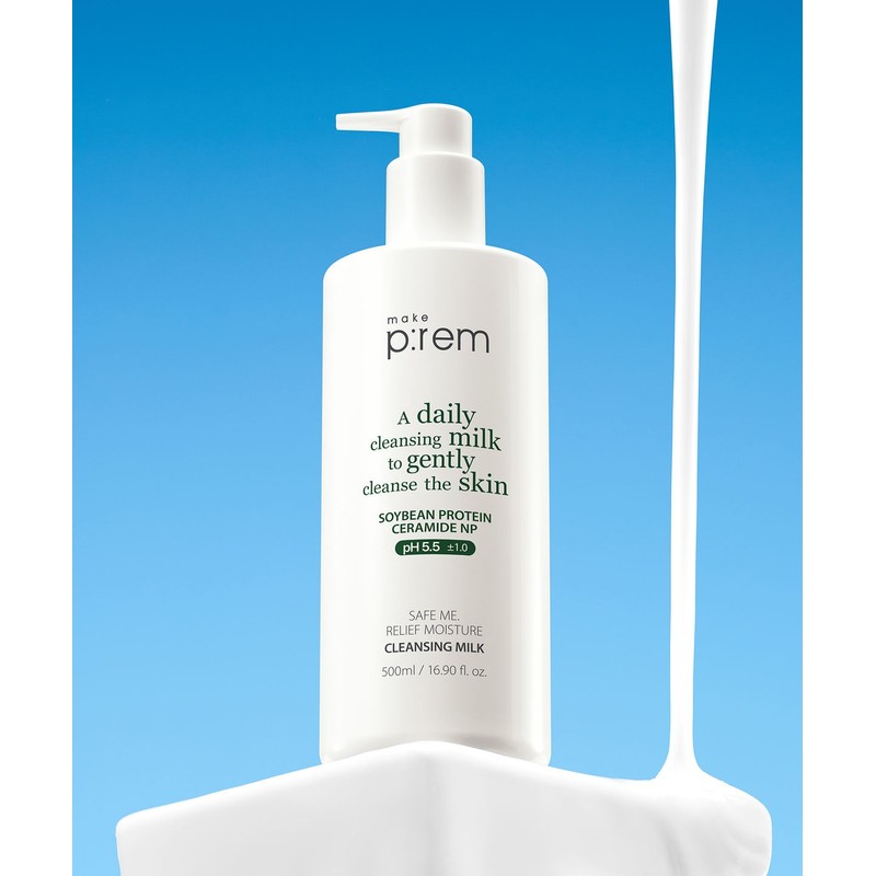 Makeprem Make Prem Safe Me Relief Moisture Cleansing Milk 521ml