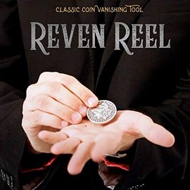 MilesMagic Magician's Raven Reel Coin Vanishing Tool Coin Changing Gimmick Real Magic Trick