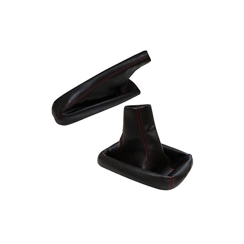 AERZETIX Gusset Gear Hand Brake Red Stitching