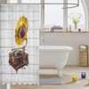Feelyou Kids Gramophone Shower Curtain Music Phonograph Bathroom Shower Curtain