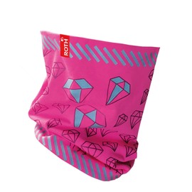 ROTH Children's Jersey Snood with Reflective Elements Adjustable Size 5-8 Years, pink