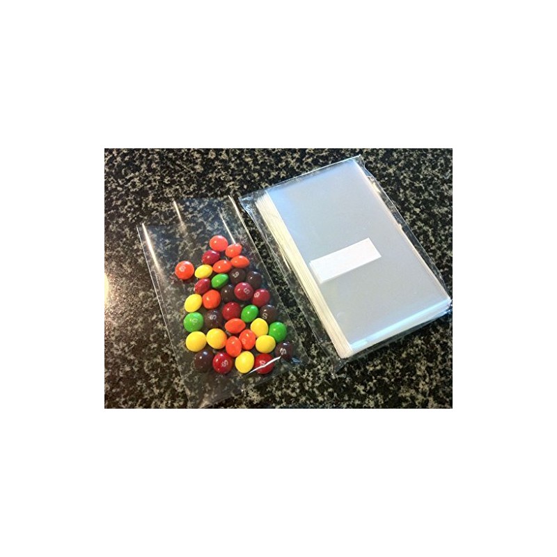 100 Pcs 6 1/2 X 9 1/2 (O) Clear Flat