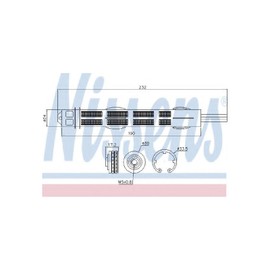 Nissens 95455 Dryer, air conditioning