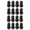 Tusk Tapered Lug Nut Kit 3/8" (16-Pack) w/14mm Head Black