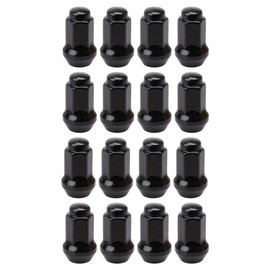 Tusk Tapered Lug Nut Kit 3/8" (16-Pack) w/14mm Head Black Compatible with RZR 800/RZR S 800 with or Without EPS 2007-2014