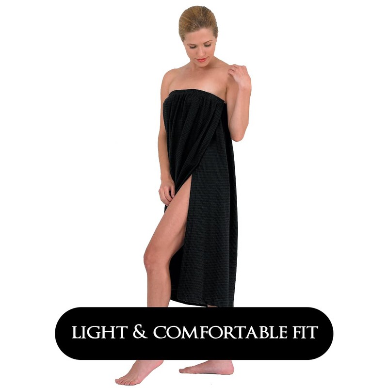Canyon Rose Waffle Weave Long Spa Wrap, Simple Body Wrap,
