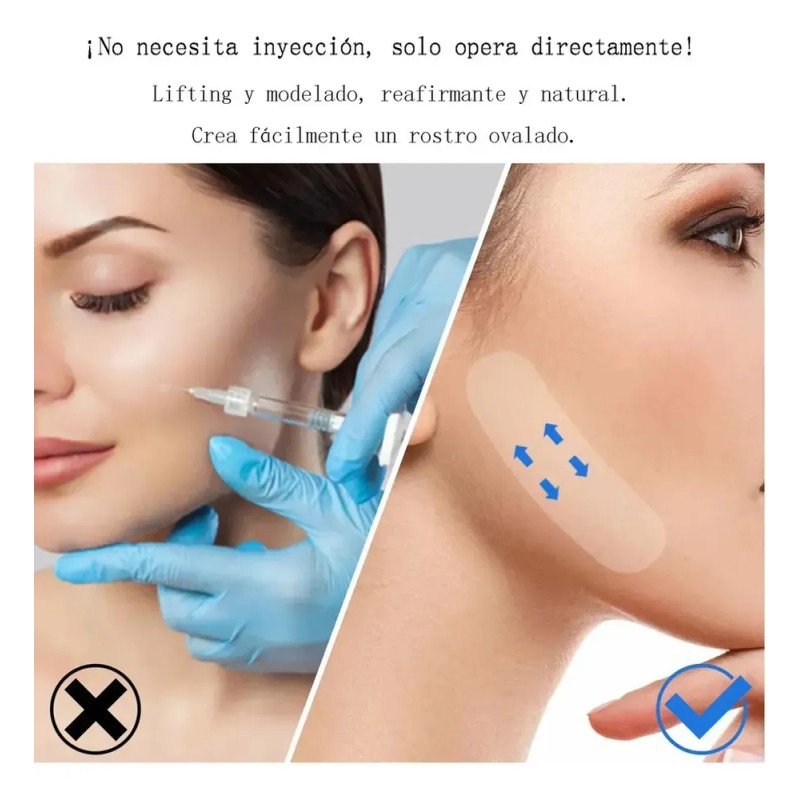 Cintas Lifting Facial Invisibles Moldeador Rostro
