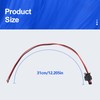 2PCS 2-Way License Plate Light Harness Pigtail Plug Wiring Connector