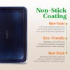 NutriChef 13-inch Cookie Sheet Baking Tray, Non-Stick Coated Layer Surface,