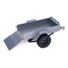 Aluminum 1/18 1/24 Small Scale RC Crawler Car Utility Trailer