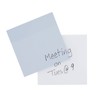 12-Pack 3x3-Inch Transparent Sticky Notes, 5.2mil Clear Plastic Self-Stick Sheets